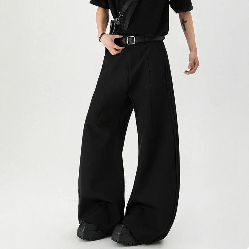 Men's Wide Leg Dress Pants